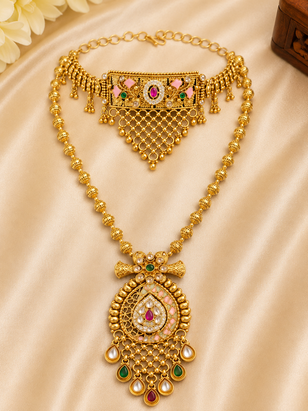 Royal Heritage Temple Necklace Set