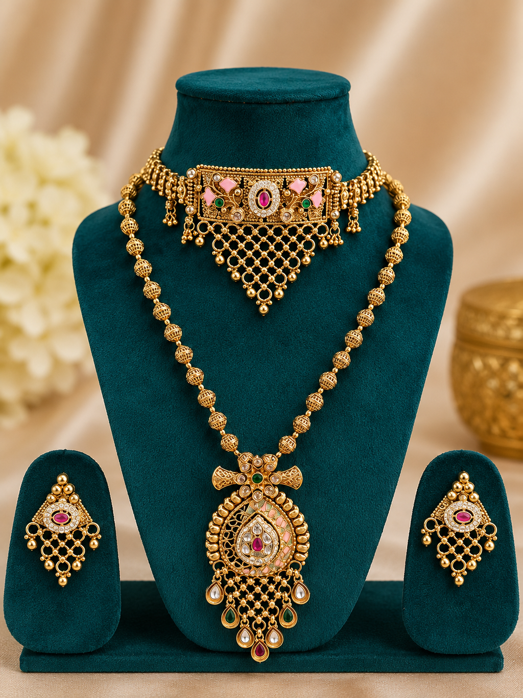 Royal Heritage Temple Necklace Set